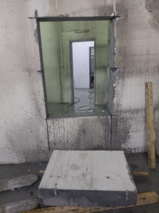 Bina giri�i engelli rampas� i�in beton kesme